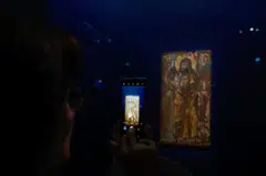 The Louvre exhibition, titled “The Origins of the Sacred Image: Icons from the Bohdan and Varvara Khanenko National Museum of Arts in Kyiv”, will continue until Nov 6.