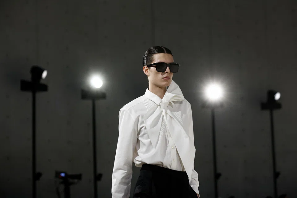 Anthony Vaccarello, who mounted a Saint Laurent show that was theatrical, elegant, blithely unconcerned with lines of gender demarcation and one that neatly answered Adolf Loos’ question about fashion.