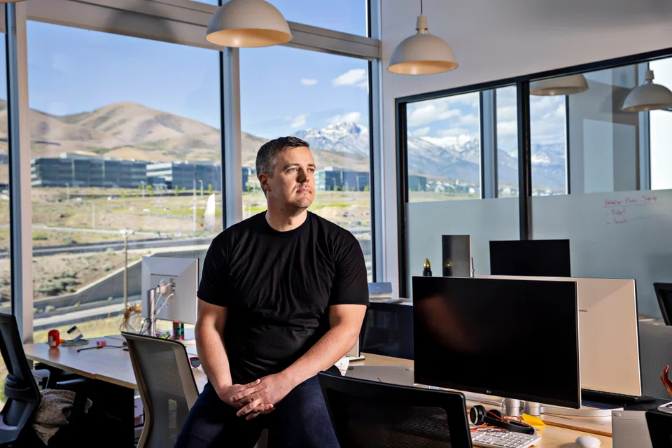 Robert Sweeney, who started the tech-recruiting company Facet, in Lehi, Utah, May 24, 2022.