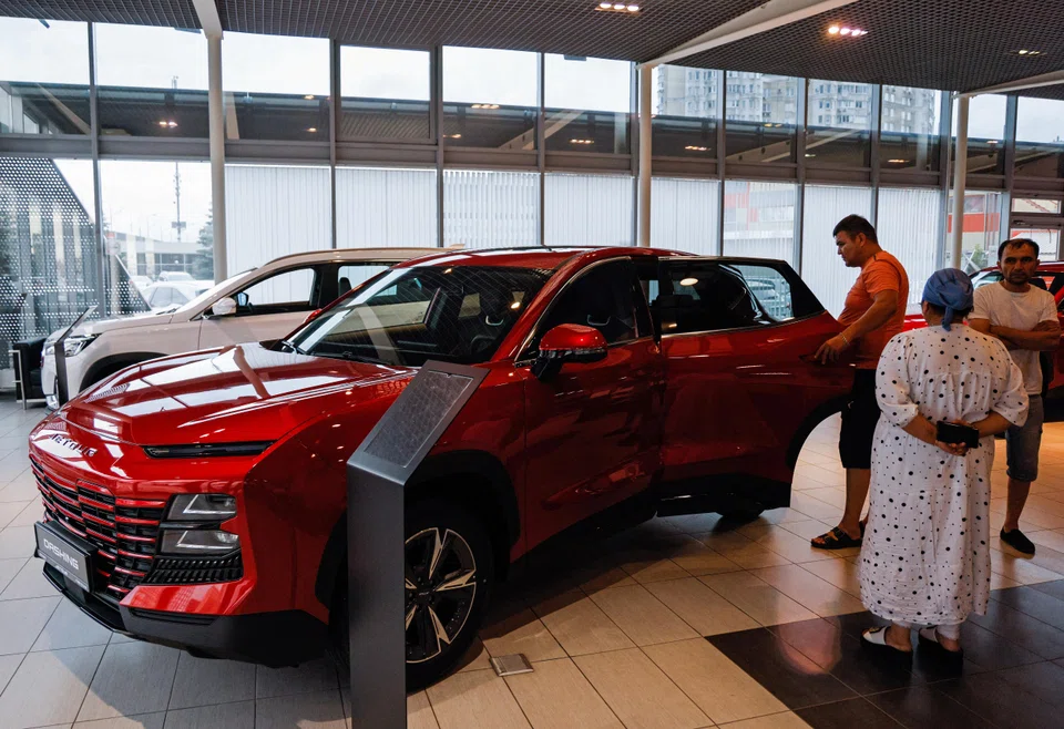 Six of the top 10 brands by market share in Russia are Chinese automakers, such as Haval, Chery and Geely, according to monthly sales data for June from Autostat.