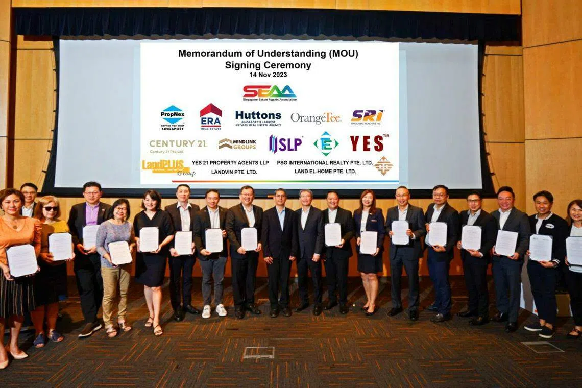 Under the best practices guide laid out by SEAA, property agents should agree upon how commission is shared before engaging with clients.