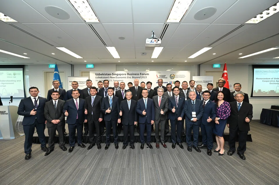 At the Singapore-Uzbekistan Business Forum, 18 memoranda of understanding were signed between companies from both countries.