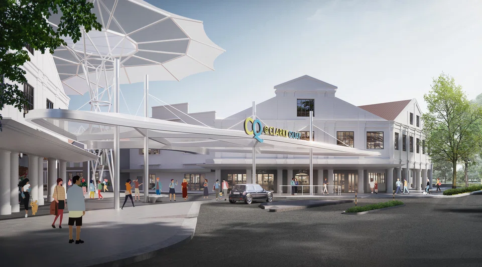 Artist's impression of the revamped CQ @ Clarke Quay. 