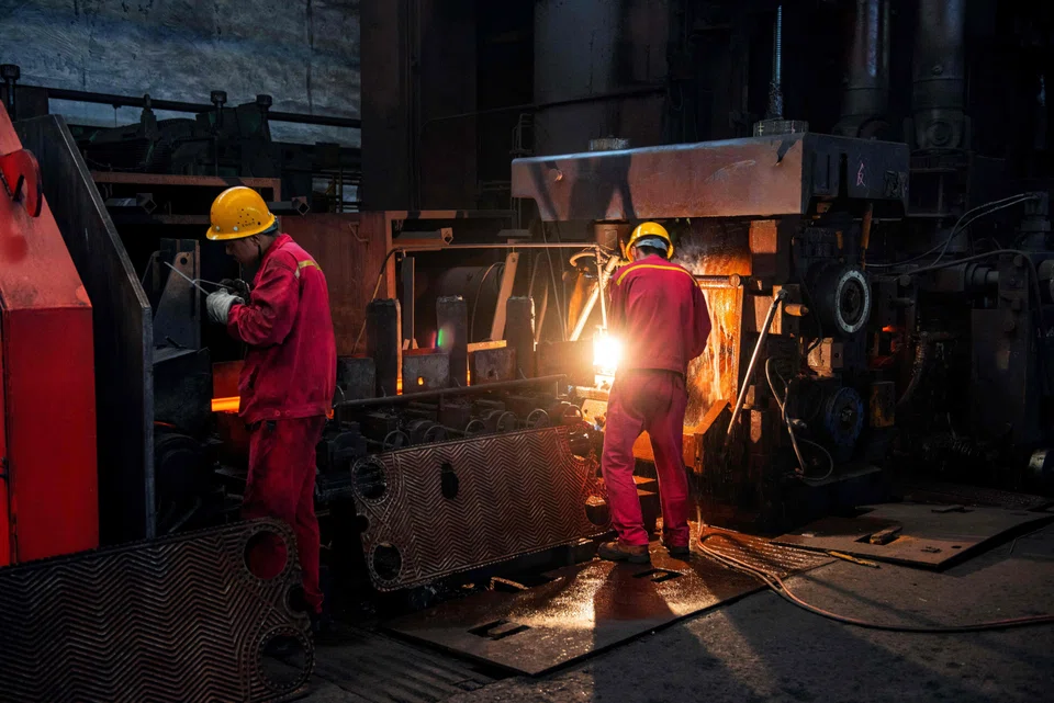 China's industrial profits increased 17.2 per cent from a year earlier, reversing trend after declining in the past five months, according to data published on Wednesday.