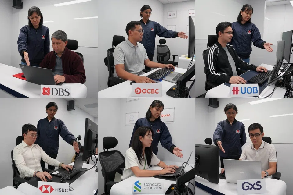 Police officers from the Anti-Scam Centre partner six banks to avert scams.