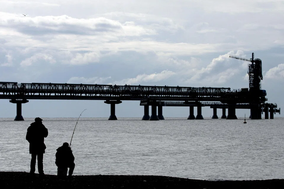 The Sakhalin Island complex (above), partly owned by Gazprom and Japanese companies, is vital to Japan’s energy security as it accounts for 9 per cent of the country’s liquefied natural gas imports.