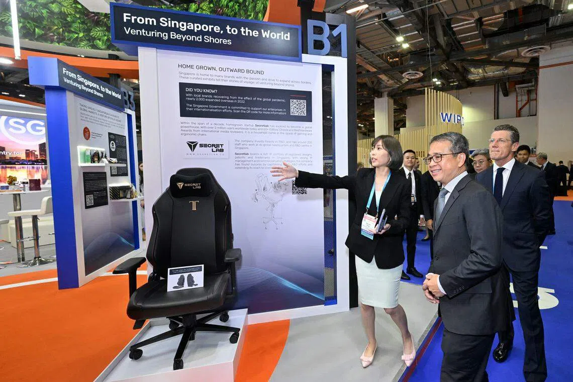 The hybrid conference has both virtual and an in-person events. Held at Marina Bay Sands, it features a Singapore Pavilion with 20 global and local enterprises that use Singapore as an IP hub.