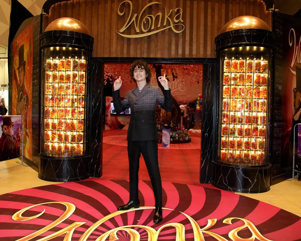 Timothée Chalamet attends a "Wonka" screening at Cineplex Cinemas Yorkdale in Toronto, Ontario, Dec 13, 2023.