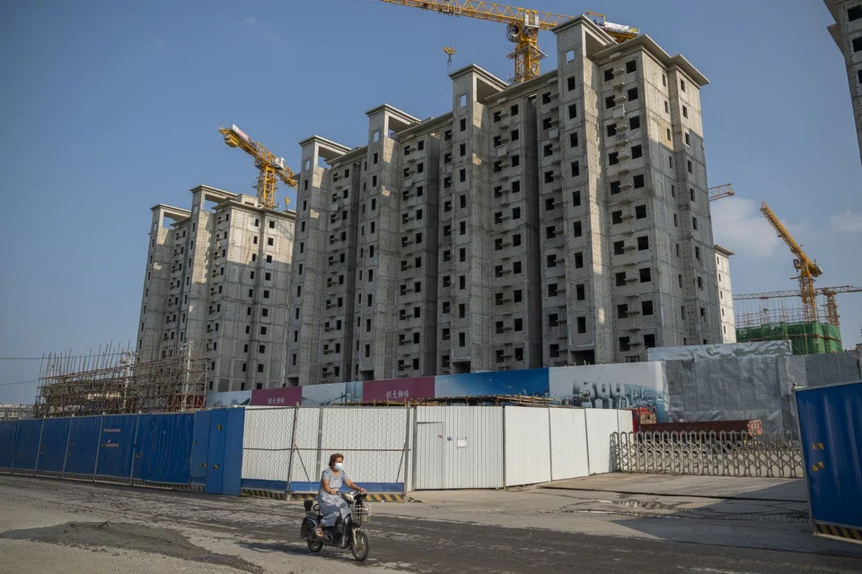 Royal Peak, a residential development in Beijing, is being built by the ailing Evergrande Group. Beijing is trying to rescue the property market.  