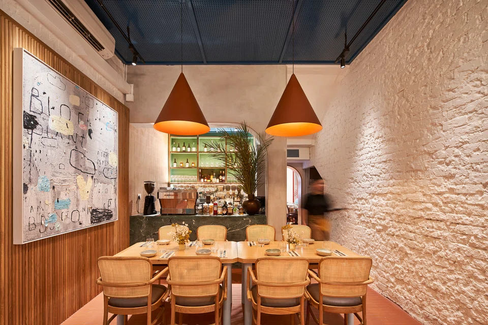 Interiors of Forma,  a new Italian eatery in Joo Chiat