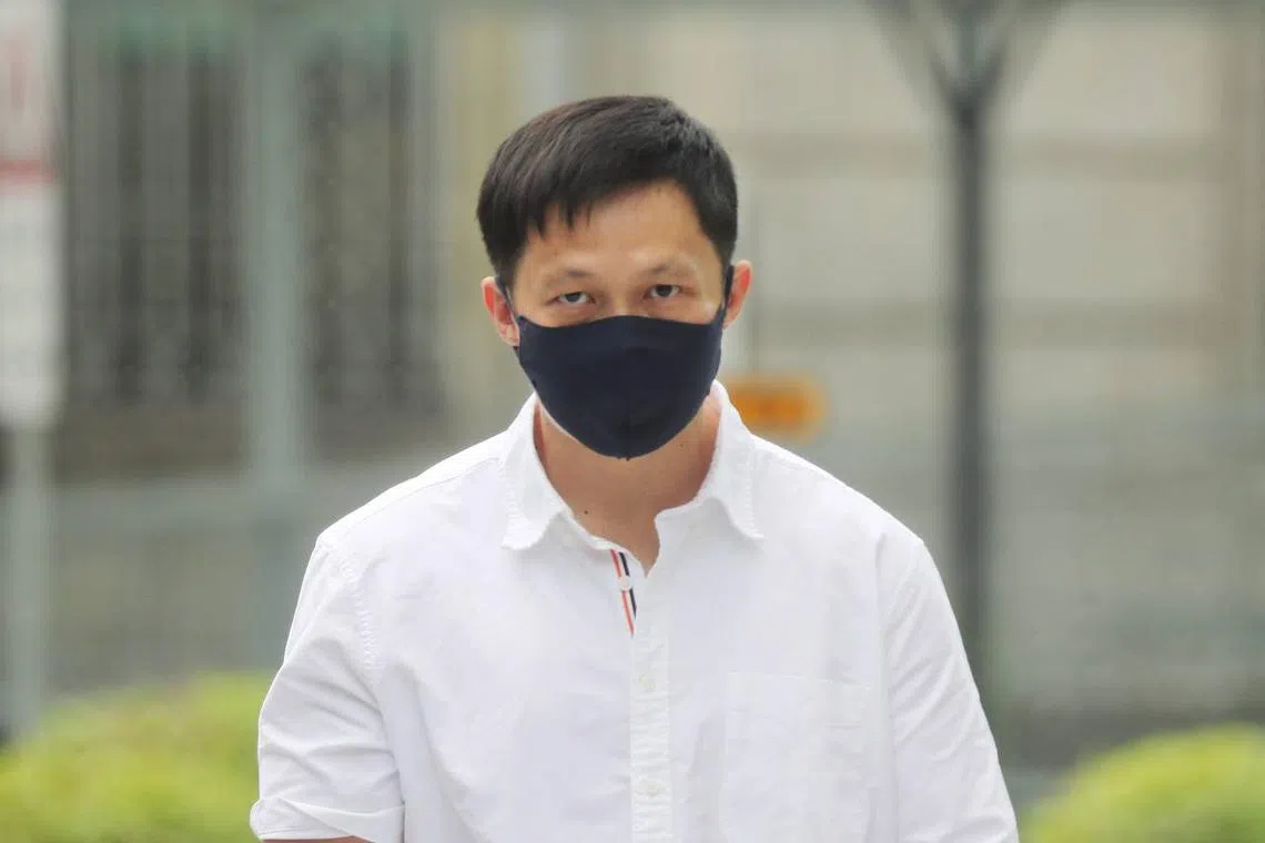 Karl Liew pleaded guilty to giving false information to a public servant in March.