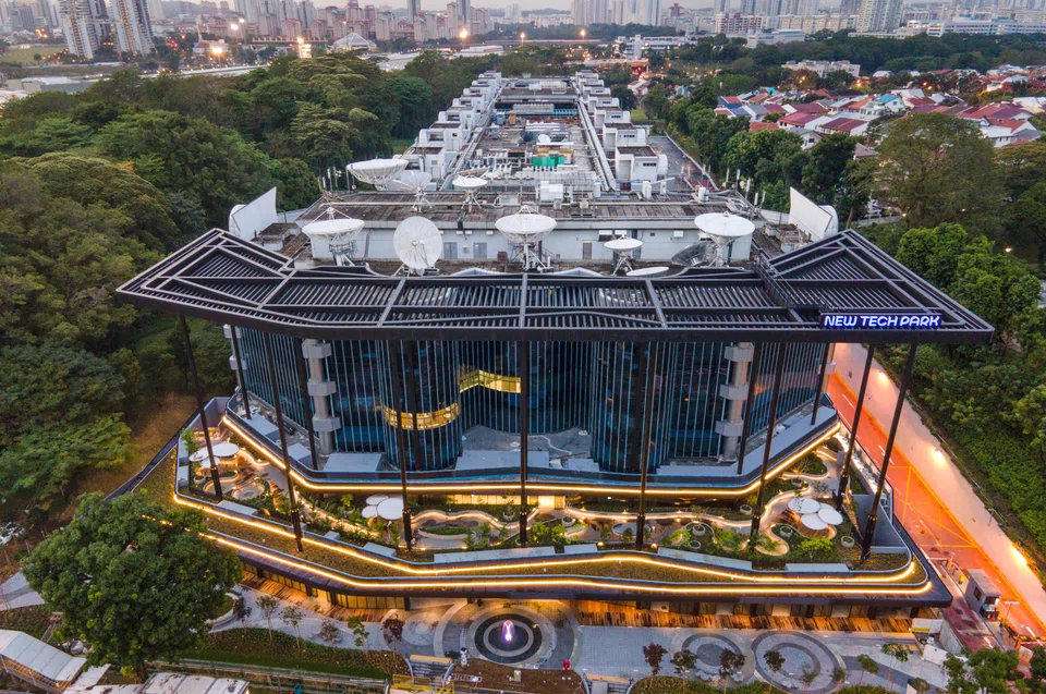 Above: Sabana Industrial Reit's NTP+, a mall in Lorong Chuan. Proceeds from the facilities will go towards refinancing the Reit's existing debt, asset acquisitions, asset enhancement initiatives and working capital requirements.