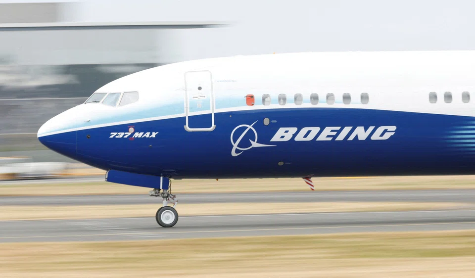 A Boeing 737 Max aircraft during a display at the Farnborough International Airshow in Farnborough, Britain in July. China used to take a quarter of these cash-cow jets that the US plane-maker built each year, until a pair of fatal crashes, the global pandemic and soured US-China ties came along.  
