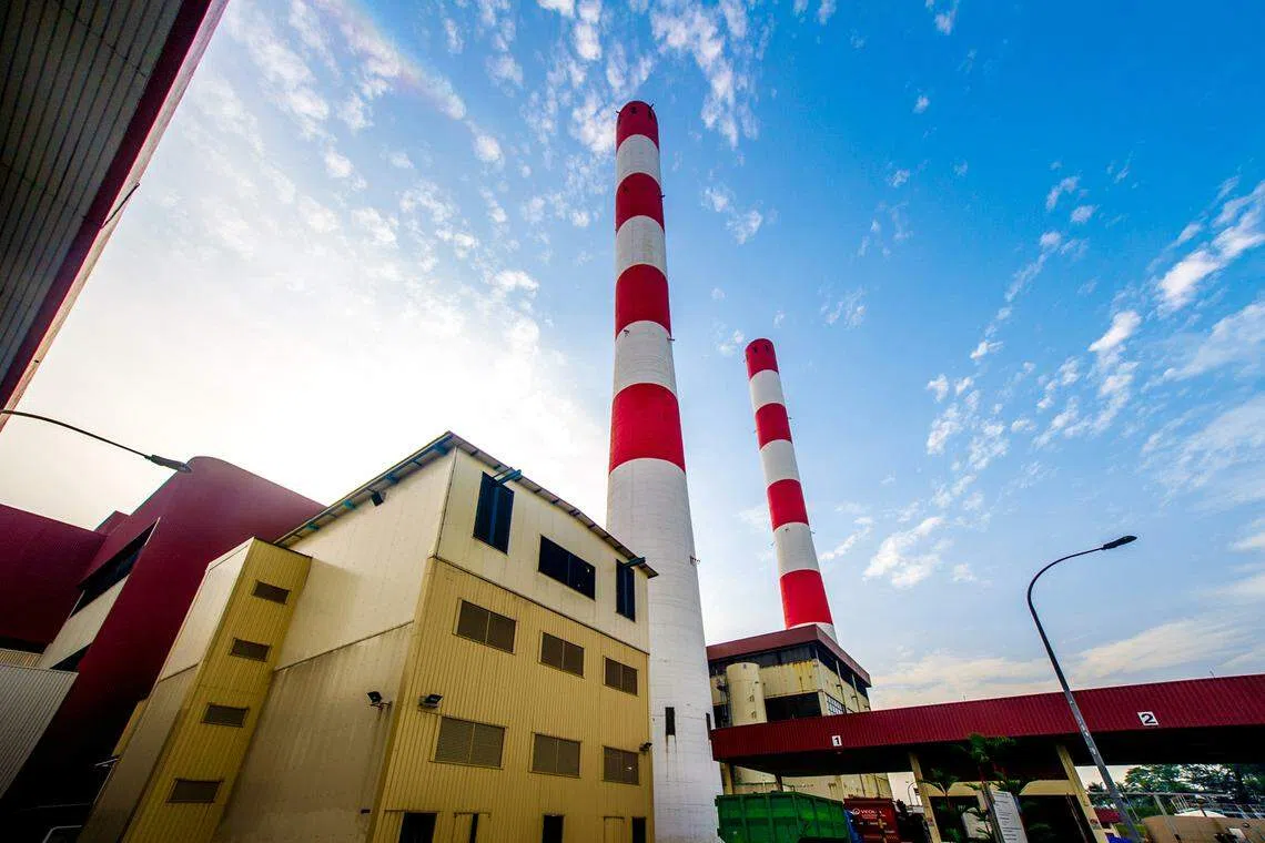 Senoko waste-to-energy plant is the third such plant built in Singapore. 