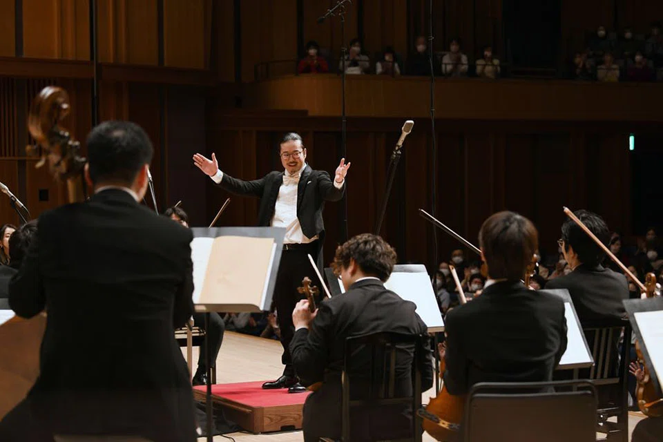 Kyohei Sorita conducts the Japan National Orchestra in March.  