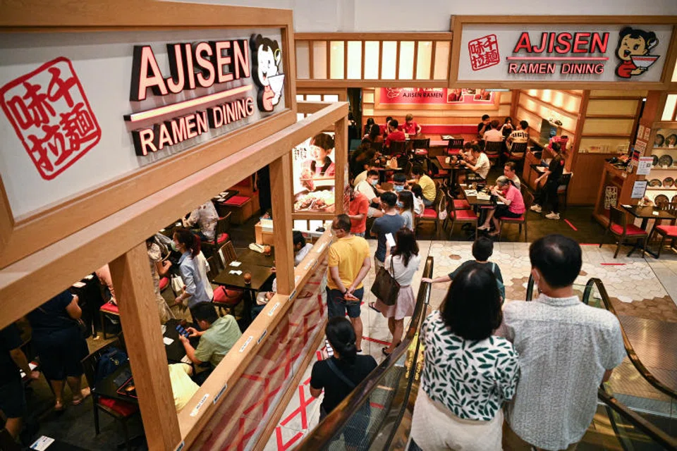 Japan Foods, which operates restaurants including Ajisen Ramen (above), expects the next 12 months to remain challenging in view of economic and industry headwinds.
