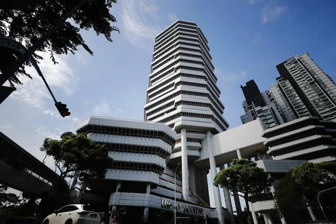 The company attributed the revenue drop to decrease in sales of residential units in its Concourse Skyline development.