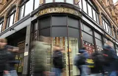 The QIA’s investments include trophy assets such as the Shard skyscraper and the Harrods department store (top) in London.