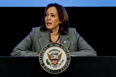 US Vice-President Kamala Harris Harris is a triple-trailblazer as first female, first Black and first South Asian vice-president, and has been a big fundraising draw for Democrats.