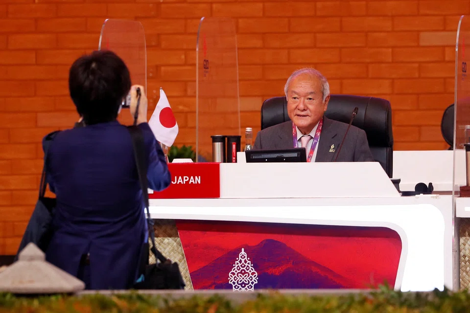 "I'm concerned about recent sharp yen weakening," Japanese Finance Minister Shunichi Suzuki told reporters.