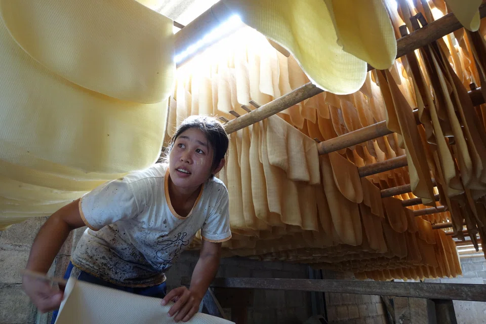 Factory output has been impacted by a global economic slowdown, Thailand's industry ministry said.