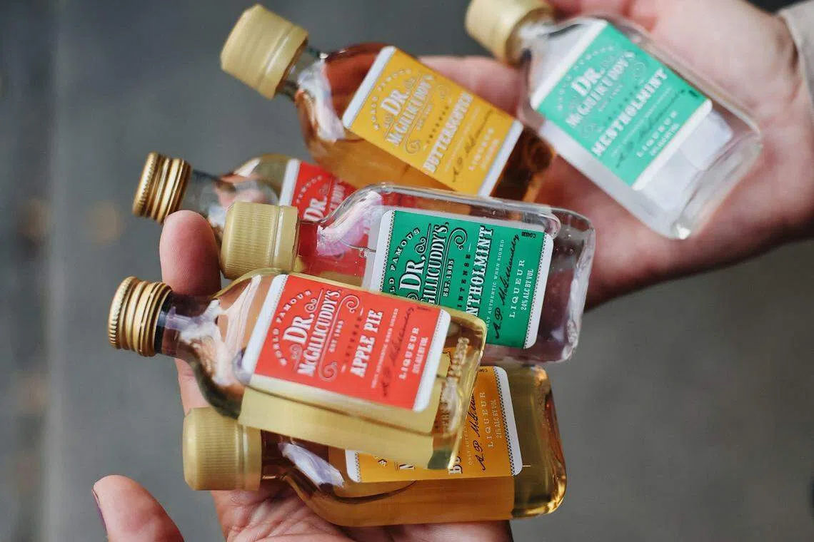 The single-serving, 50-millimetre bottles have been pilloried and placed on trial in Massachusetts in recent years as they have piled up, drained and discarded, in gardens, parks and playgrounds.