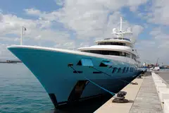 The five deck, 72-meter yacht Axioma was put up for sale after JPMorgan Chase called in a  US$20.4 million tied to the vessel. 