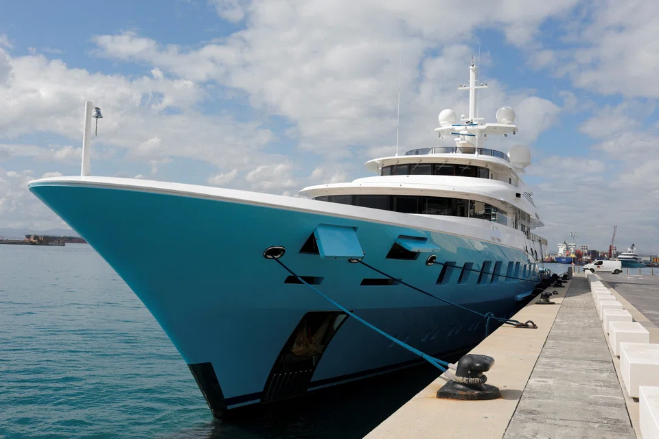 The five deck, 72-meter yacht Axioma was put up for sale after JPMorgan Chase called in a  US$20.4 million tied to the vessel. 