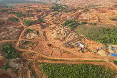A nickel mine in Indonesia. Mind ID has stakes in several Indonesian companies with interests in commodities ranging from aluminum to nickel, copper and gold.