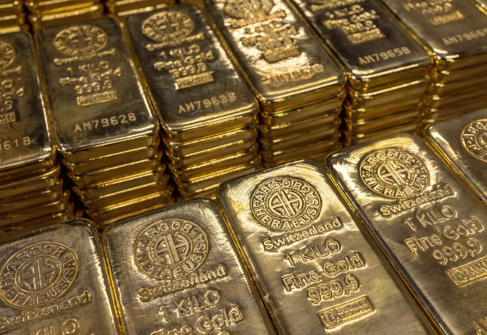 US gold futures fell 0.2 per cent to US$2,044.10 on Thursday.