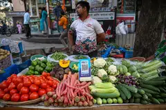 India's annual retail inflation rose to 5.69 per cent in December from November’s 5.55 per cent, well above the central bank's 4 per cent target.