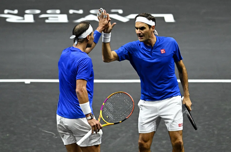 The 20-time Grand Slam champion, 41, and Nadal, playing for Team Europe, went down 6-4, 6-7 (2/7), 9-11 against Team World’s Frances Tiafoe and Jack Sock.
