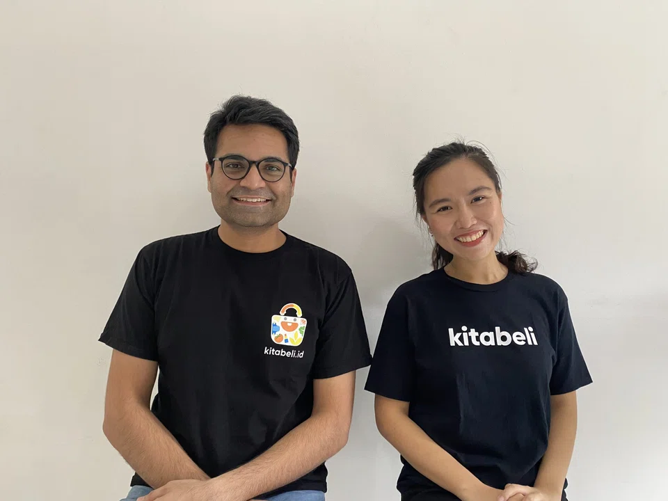 KitaBeli co-founders Prateek Chaturvedi (left) and Ivana Tjandra