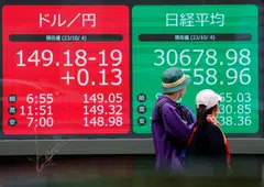 The benchmark Nikkei 225 index rose 1.77 per cent, or 608.14 points, to 35,049.86 – the first time the index has closed above 35,000 since February 1990.