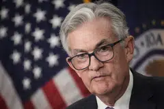 US Federal Reserve chief Jerome Powell speaking during a news conference following a meeting of the Federal Open Market Committee (FOMC) on Sep 21, 2022 in Washington, DC. 