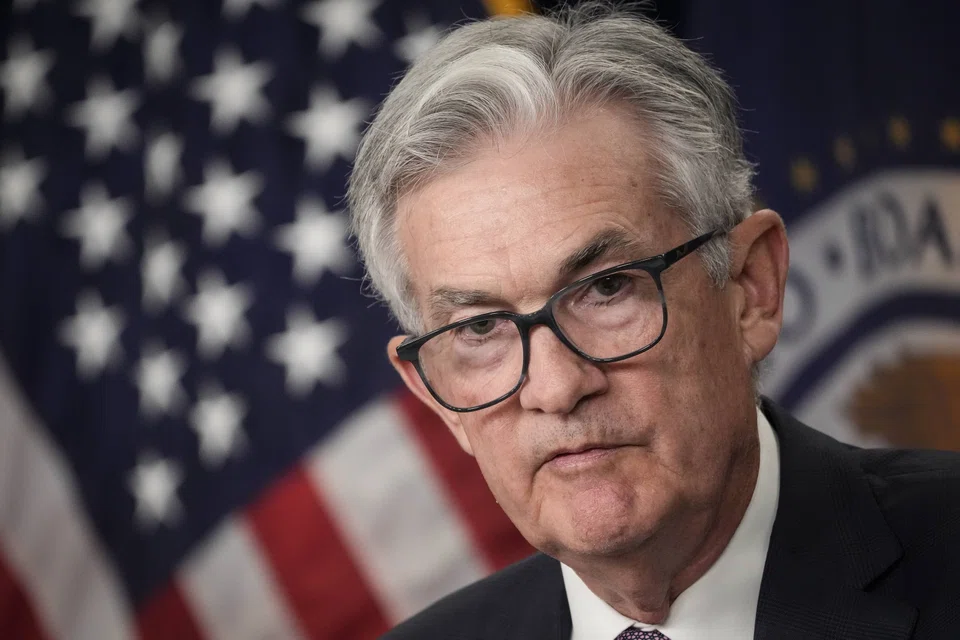 US Federal Reserve Chairman Jerome Powell announced that it will raise interest rates by three-quarters of a percentage point, Sept 21, 2022.   