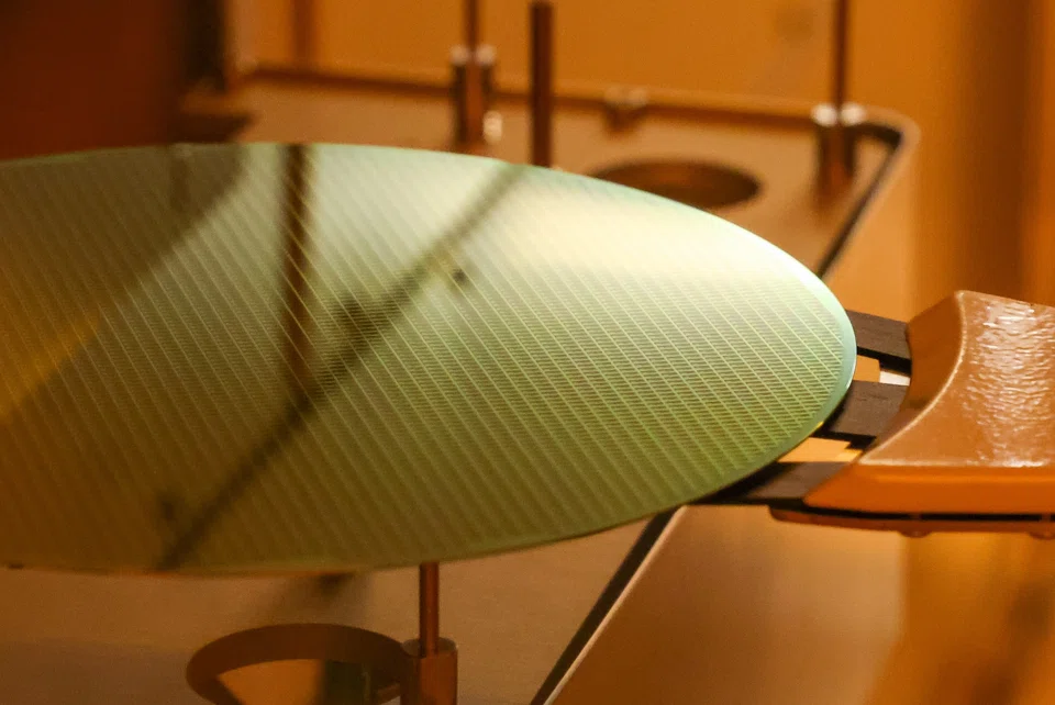 Newport Wafer Fab makes silicon wafers on which microchips are etched.