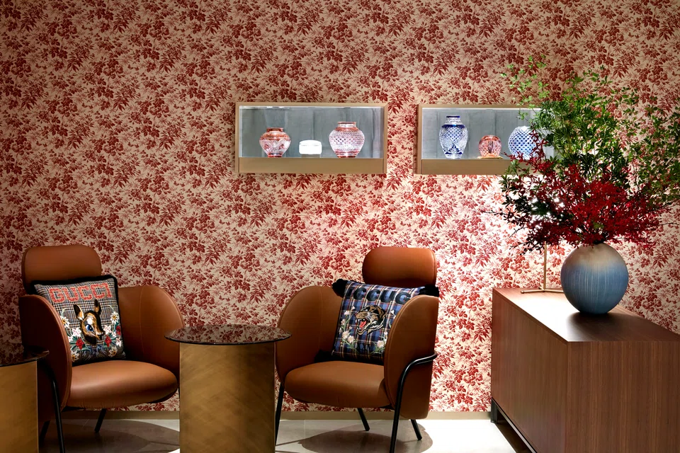 Hazuki's Gucci-inspired interiors.