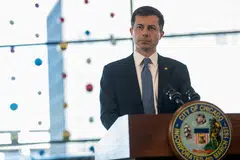 US Transportation Secretary Pete Buttigieg says air travel is the safest mode of US travel but “keeping it that way is going to require Boeing to step up and the FAA to keep Boeing under a microscope, including limiting how many aircraft they can produce in a month until they can do it safely.”