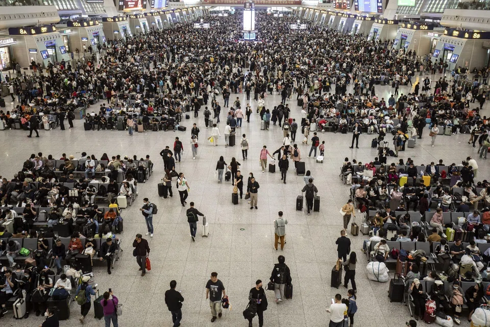 Some 19.7 million railway trips were made across China on Saturday (Apr 29), the highest on record for a single day.