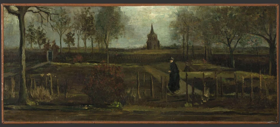 The 1884 “Parsonage Garden at Nuenen in Spring”, is worth up to US$6.8 million.