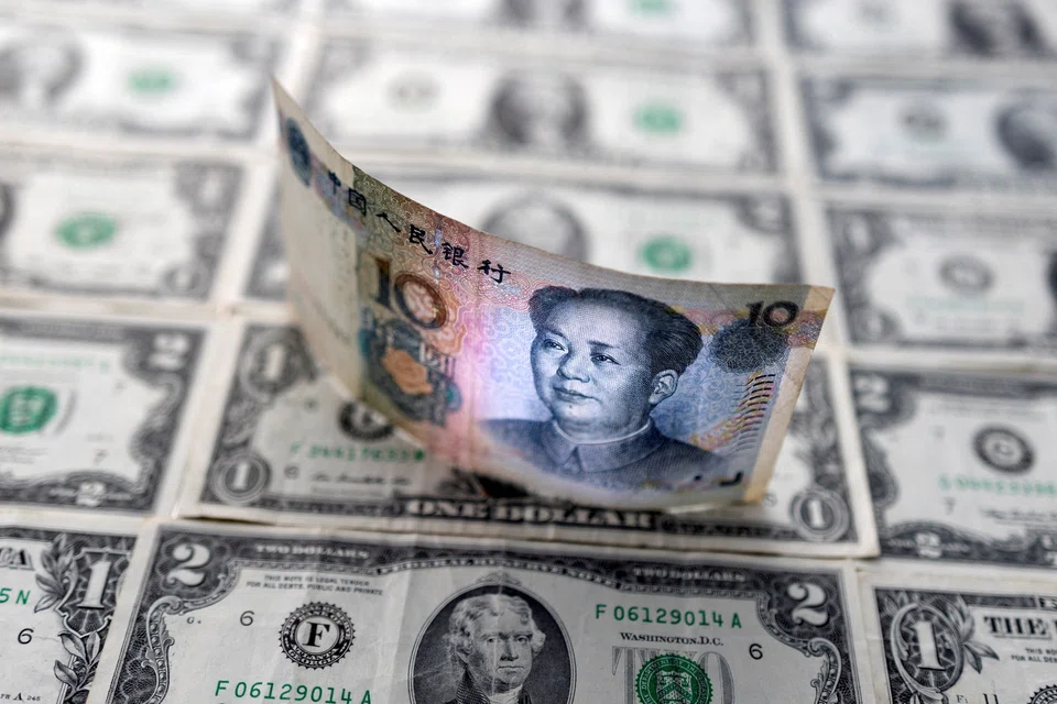 CHINA'S yuan extended losses against the US dollar on Friday (Apr 22) and looked set for its worst week in nearly 4 years, sparking questions over whether authorities were allowing it to weaken to cushion the country's sharp economic slowdown.