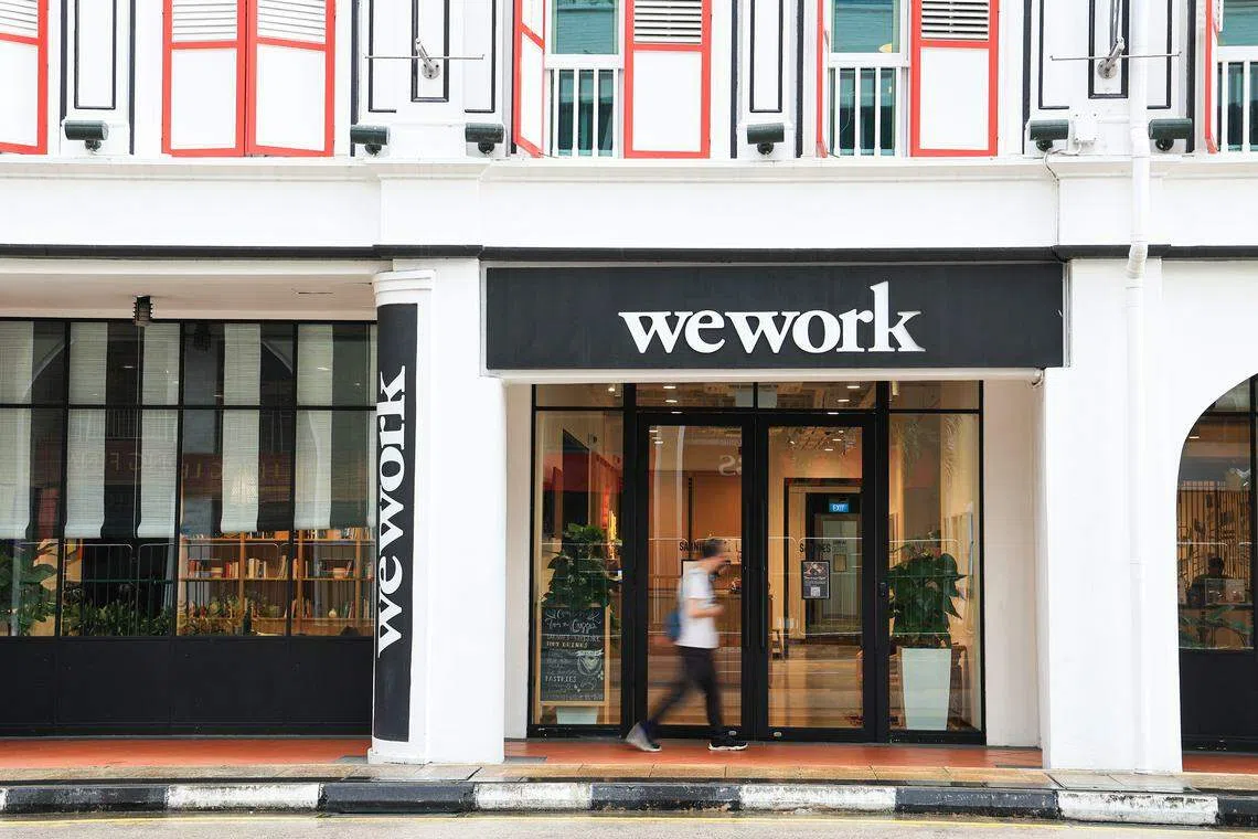 Co-working giant WeWork says it has no plans to downsize or close any of its 14 locations in Singapore.