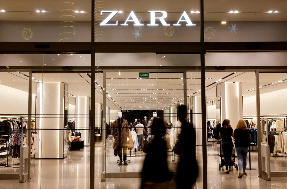 Zara's In-store and online sales rise 13 per cent to 7.6 billion euros in the first quarter.