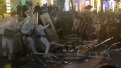 Workers at Foxconn’s iPhone factory in Zhengzhou clashing with riot police. Now most parts of the city are seeing lockdowns lifted in line with calls for a more targeted approach.