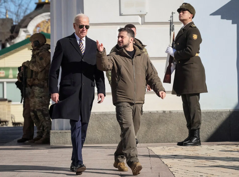 Biden’s visit is a major show of support ahead of the one-year anniversary of Russia’s invasion, which has seen Moscow launch a massive assault across frontlines in the east.