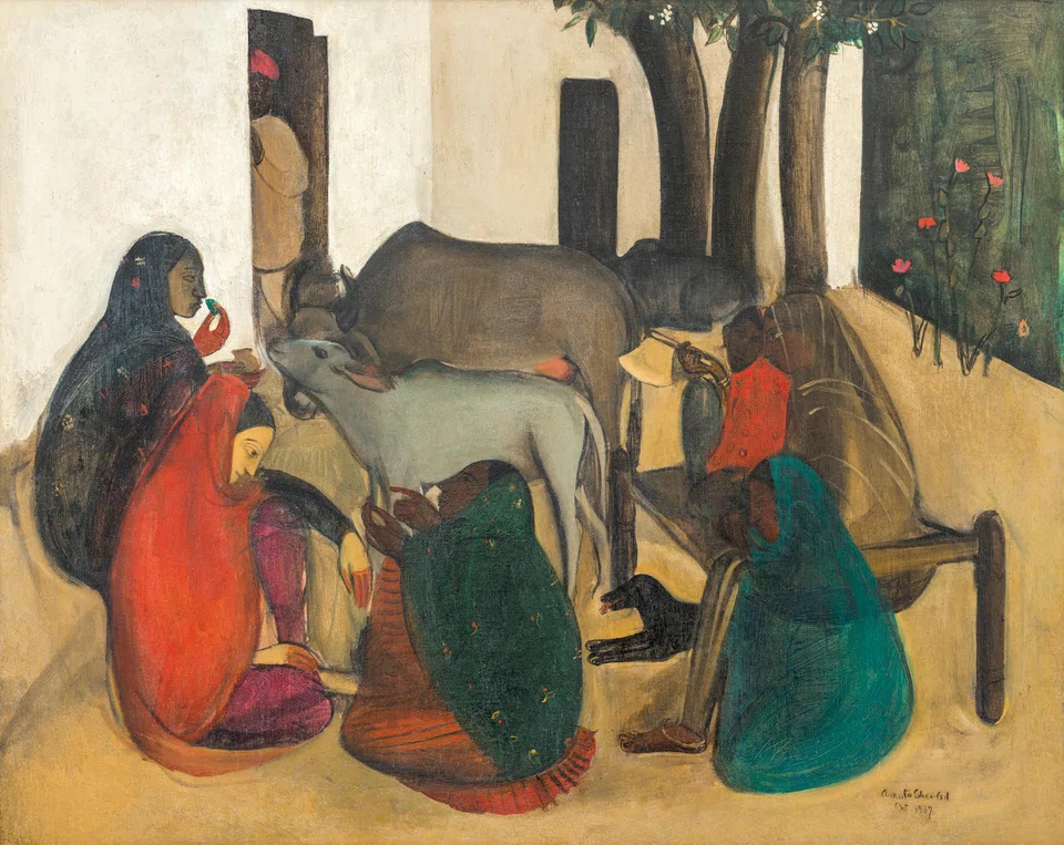 Sher-Gil’s 1937 painting The Story Teller sold for the equivalent of US$7.44 million.