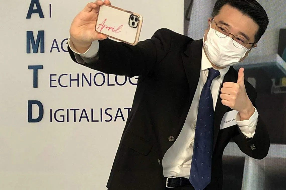 In the next 2 years, AMTD Group, its founder and chairman of AMTD Group Calvin Choi (pictured) and the executive officers of AMTD Idea Group have undertaken that they will not sell any of their owned shares in AMTD Idea Group in the open market.