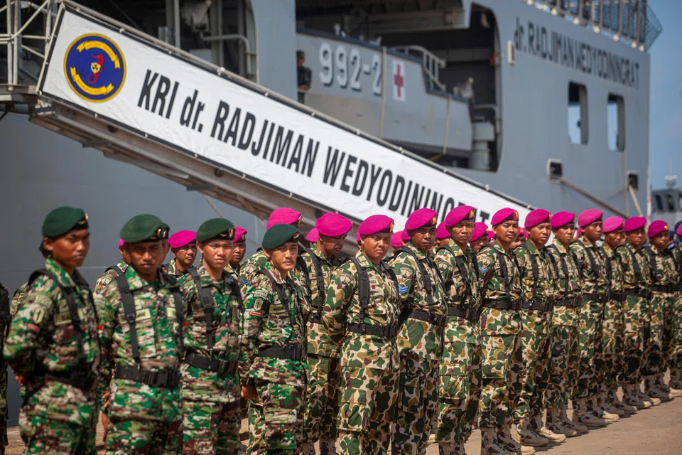 The five-day non-combat operation is aimed at developing military skills, including maritime security and patrols, and the distribution of humanitarian assistance and disaster relief, the Indonesian military said in a statement.