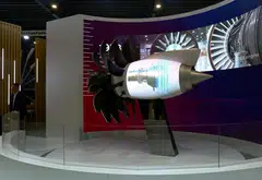 GE Aerospace booth at the Singapore Airshow in Feb 21, 2024. Operating earnings at GE Aerospace are forecast to reach US$10 billion by 2028, up from a maximum of US$6.5 billion expected this year. 